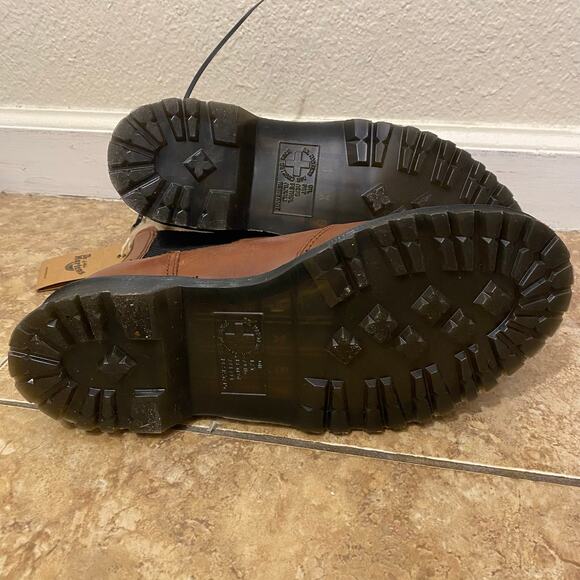 Dr. Martens Brown Ankle Boots with Black Sole - Picture 5 of 12